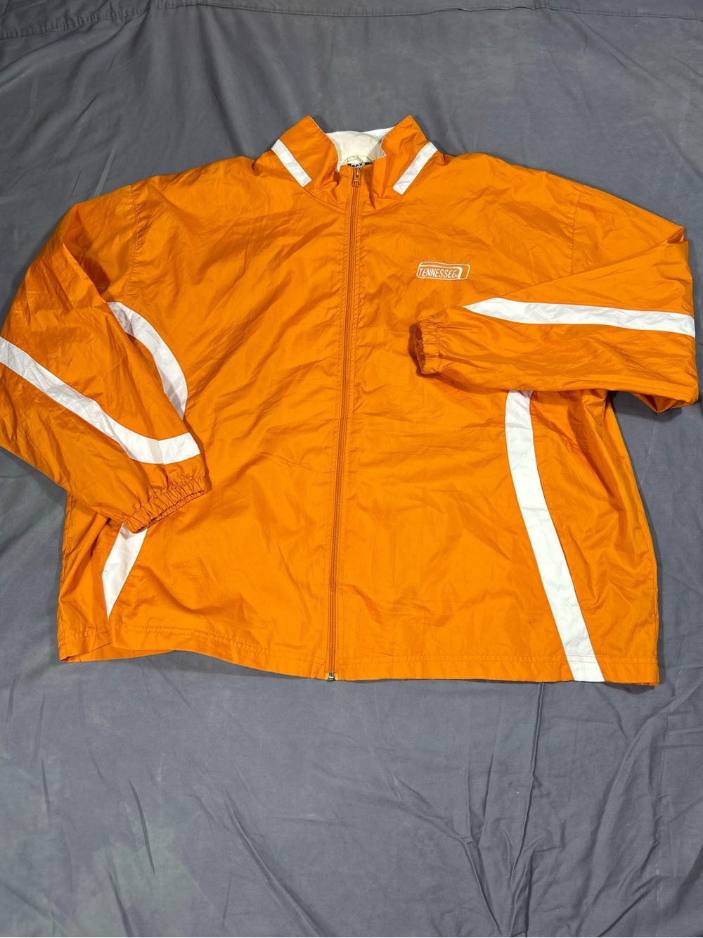 Starter Tennessee Windbreaker Jacket - Orange with White Trim